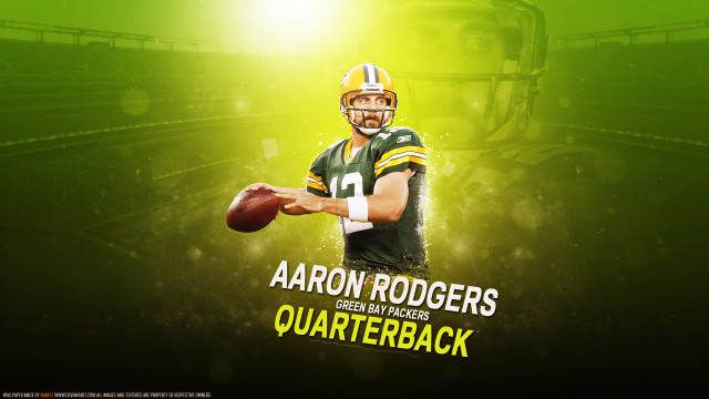 Aaron rodgers green bay packers free wallpaper for desktop - medium preview image