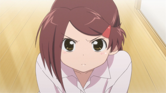 Girl long hair bow sitting free wallpaper for desktop - medium preview image