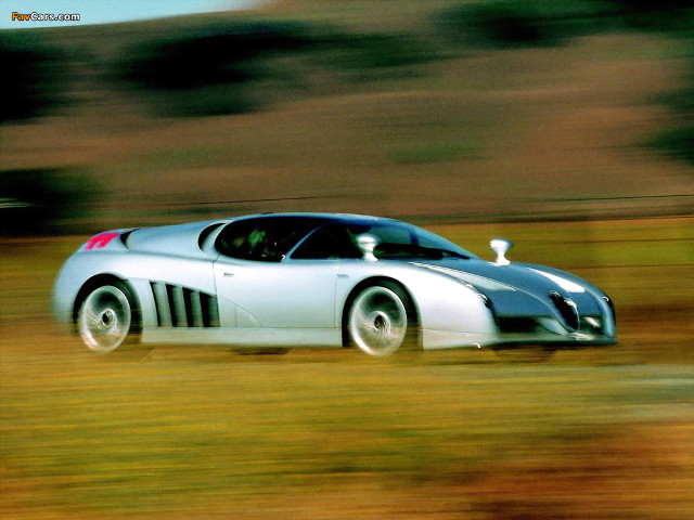 Silver sports car motion blur free wallpaper for desktop - medium preview image
