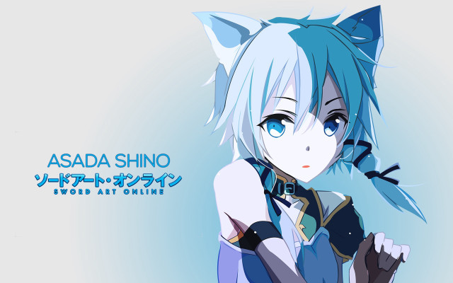 Anime blue hair cat ears #2 free wallpaper for desktop - medium preview image