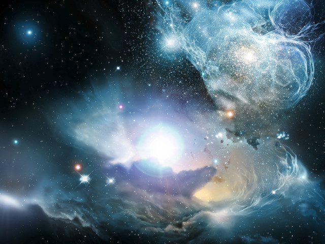 Large star space dust filled #3 free wallpaper for desktop - medium preview image