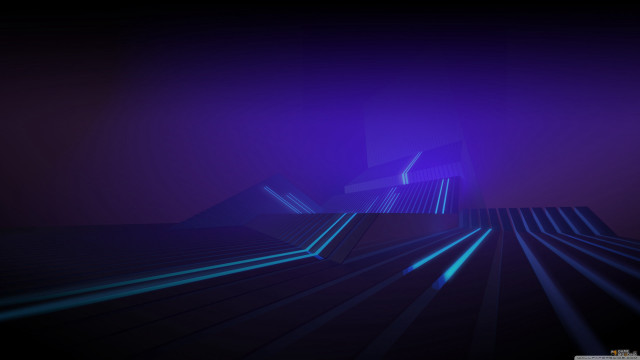 Dark room purple light blue free wallpaper for desktop - medium preview image