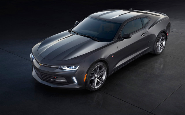 Chevrolet camaro dark room black free wallpaper for desktop - medium preview image
