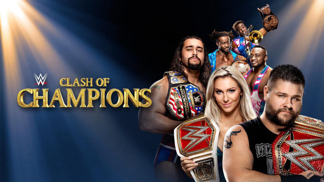 Wrestlers clash of champions stage free wallpaper for desktop - medium preview image