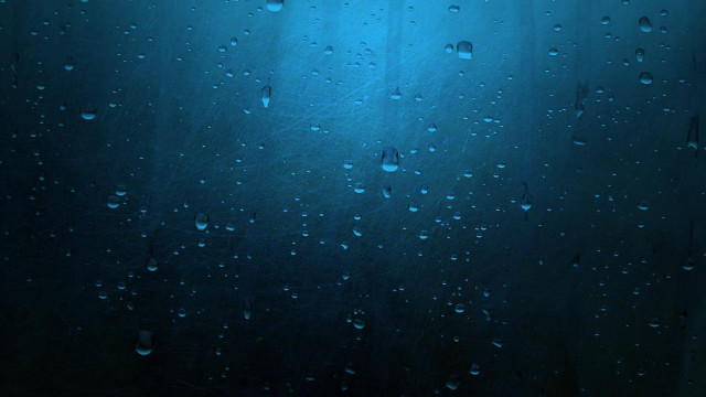 Blue background water drops black free wallpaper for desktop - medium preview image