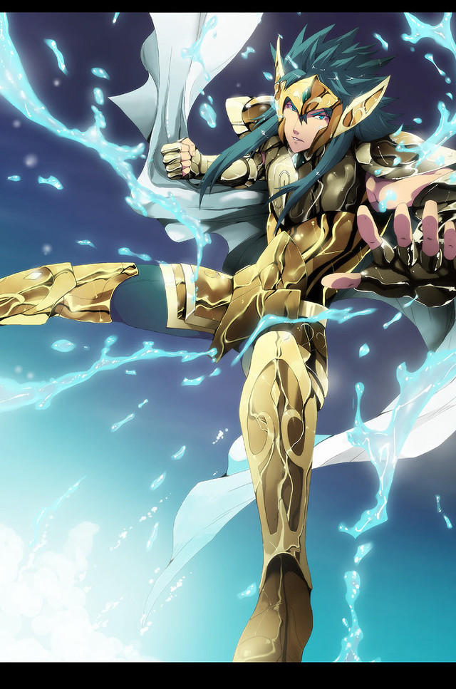 Woman gold outfit sword white free wallpaper for mobile - medium preview image