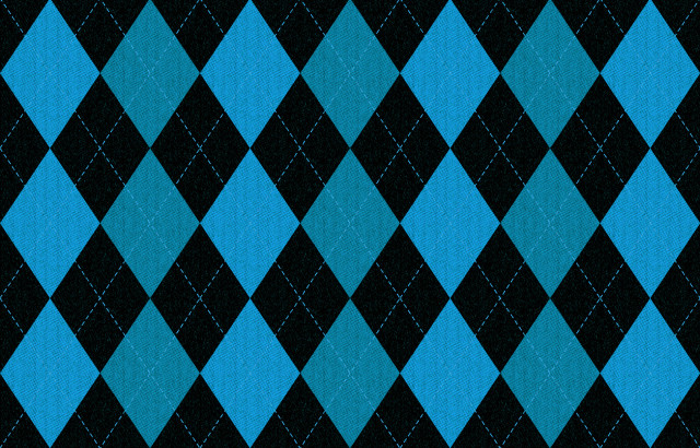 Blue black argyle pattern diagonal free wallpaper for desktop - medium preview image