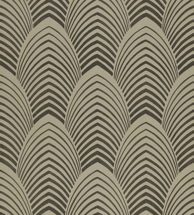 Wavy lines beige black brown free wallpaper for tablet - medium preview image