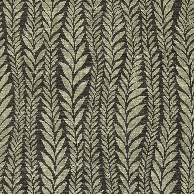 Black white leaf pattern side free wallpaper for tablet - medium preview image