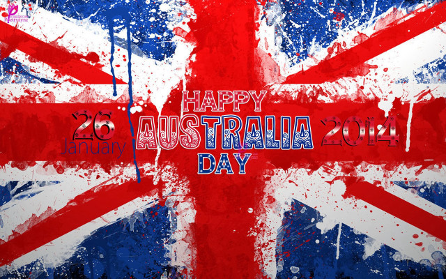 British flag happy australia day free wallpaper for desktop - medium preview image