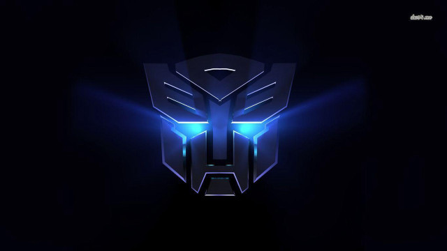 Blue black wallpaper robot head free wallpaper for desktop - medium preview image