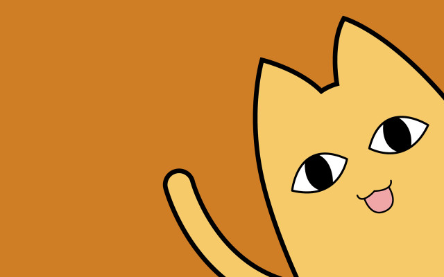 Cartoon cat funny expression funny free wallpaper for desktop - medium preview image
