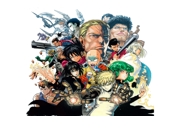 Anime characters guns action group free wallpaper for desktop - medium preview image