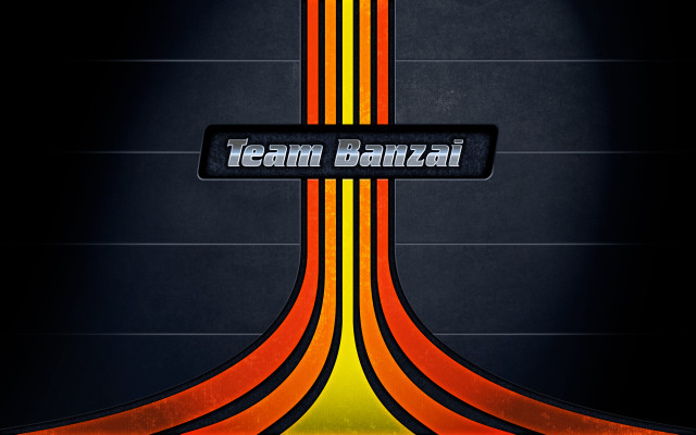 Black orange team banzai side free wallpaper for desktop - medium preview image