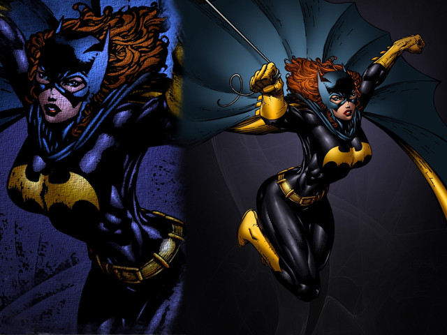 Bat woman cat woman superhero free wallpaper for desktop - medium preview image