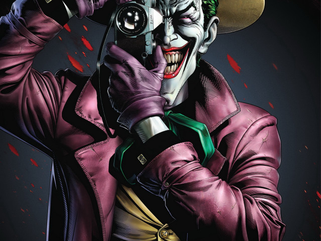 Joker camera selfie batman movie free wallpaper for desktop - medium preview image