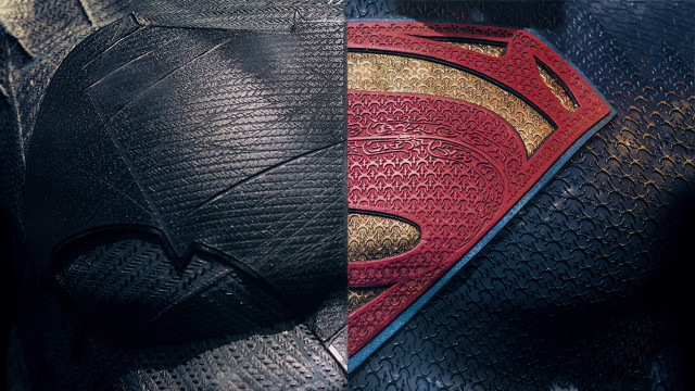 Superman logo armor glove red free wallpaper for desktop - medium preview image