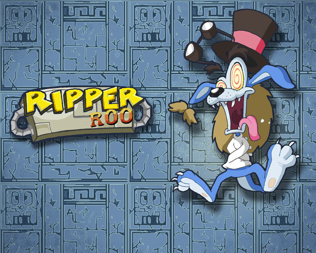 Cartoon character running paper roll free wallpaper for desktop - medium preview image