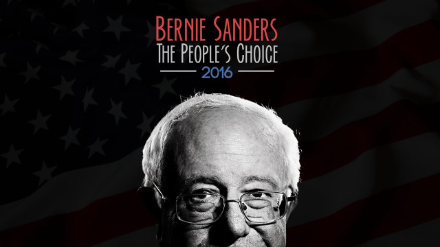 Bernie sanders american flag black free wallpaper for desktop - medium preview image