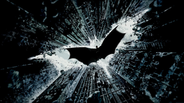 Batman logo dark knight rises free wallpaper for desktop - medium preview image