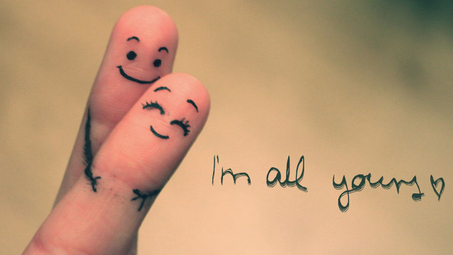 Finger smiley hand smiley hand free wallpaper for desktop - medium preview image