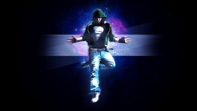 Man hoodie floating arms outstretched #3 free wallpaper for desktop - medium preview image