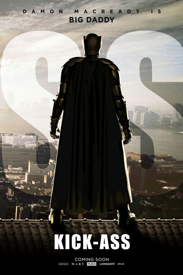 Man cape roof city background free wallpaper for mobile - medium preview image