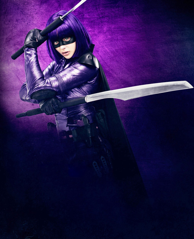 Woman purple outfit sword purple free wallpaper for mobile - medium preview image