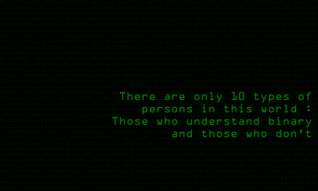 Green text message black background #2 free wallpaper for desktop - medium preview image