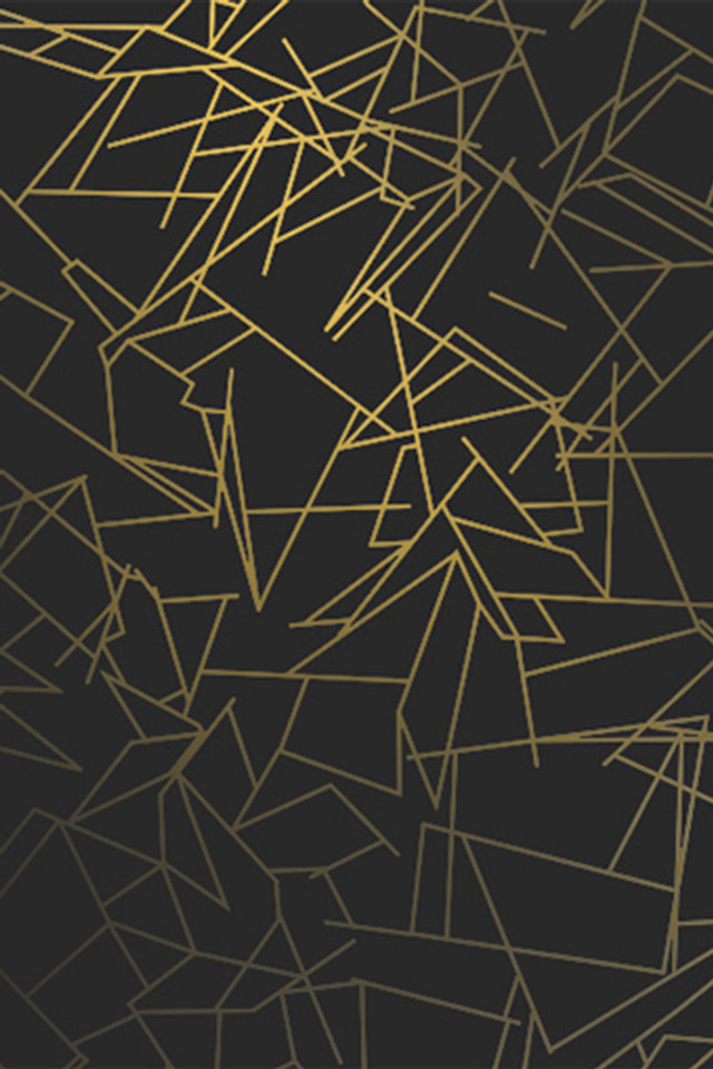 Black gold background lines shapes free wallpaper for mobile - medium preview image