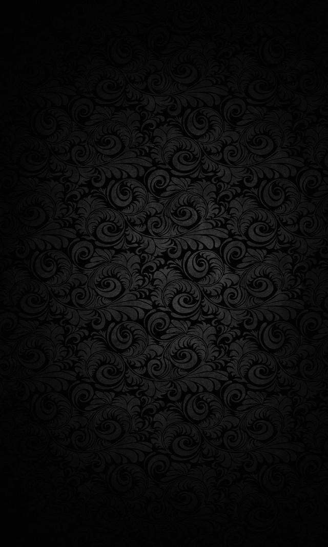 Black wallpaper swirls pattern background free wallpaper for mobile - medium preview image