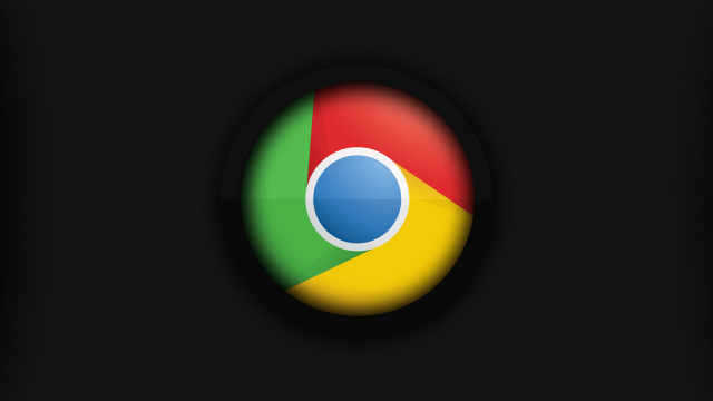 Chrome logo black background circle #2 free wallpaper for desktop - medium preview image