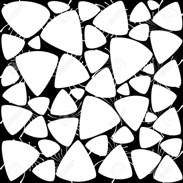 Black white hearts pattern background free wallpaper for tablet - medium preview image