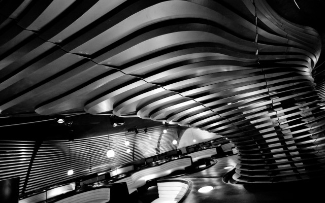 Curved ceiling curved wall deconstructivism free wallpaper for desktop - medium preview image