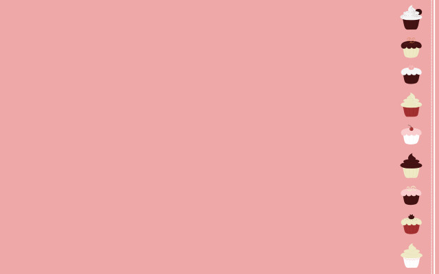 Pink cupcakes pastel minimalist dahlov free wallpaper for desktop - medium preview image