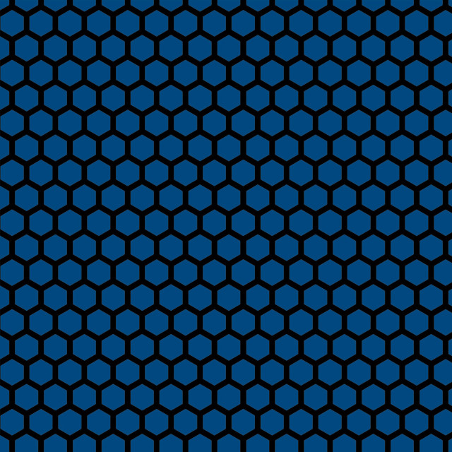Blue hexagonal pattern background image free wallpaper for tablet - medium preview image