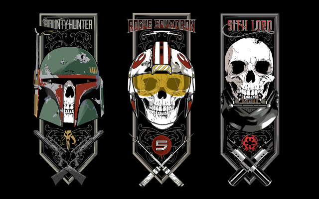 Helmets swords skull middle image free wallpaper for desktop - medium preview image