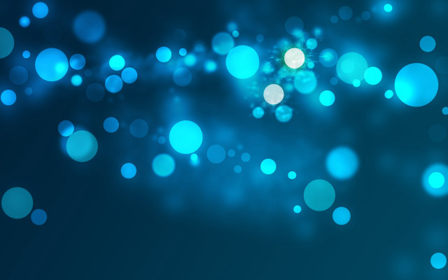 Blurry blue background circles light free wallpaper for desktop - medium preview image