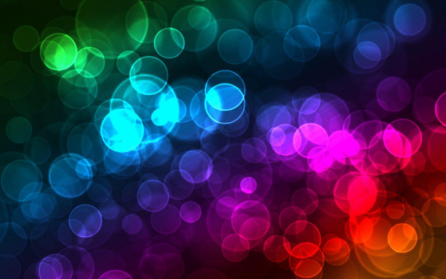 Blurry colorful background circles light #2 free wallpaper for desktop - medium preview image