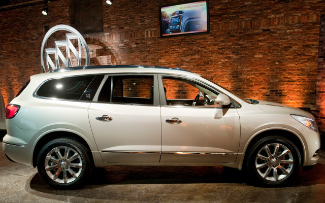 White suv garage brick wall free wallpaper for desktop - medium preview image