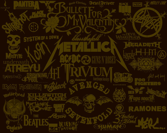 Metallichead metalhead logos poster art #3 free wallpaper for desktop - medium preview image