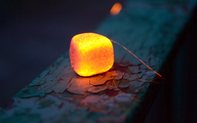 Glowing object wood tabletop string free wallpaper for desktop - medium preview image