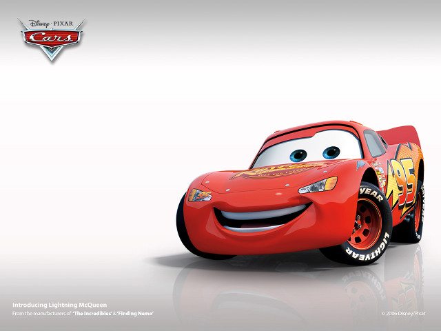 Cartoon character smiling red car #2 free wallpaper for desktop - medium preview image