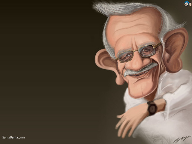 Cartoon man mustache glasses face free wallpaper for desktop - medium preview image