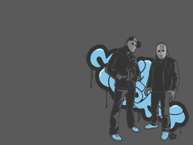 Two men graffiti art boys free wallpaper for desktop - medium preview image