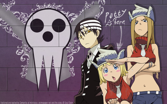 Anime characters ghost wall group free wallpaper for desktop - medium preview image