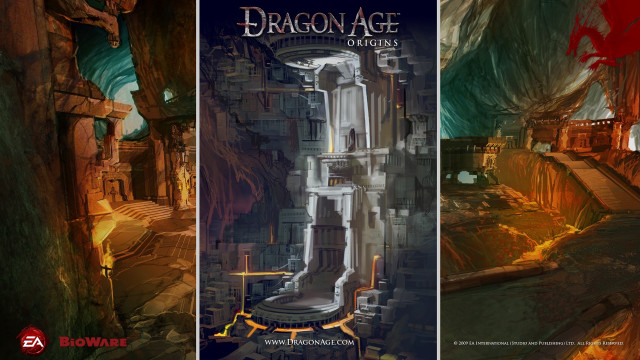 Dragon age fantasy city posters free wallpaper for desktop - medium preview image