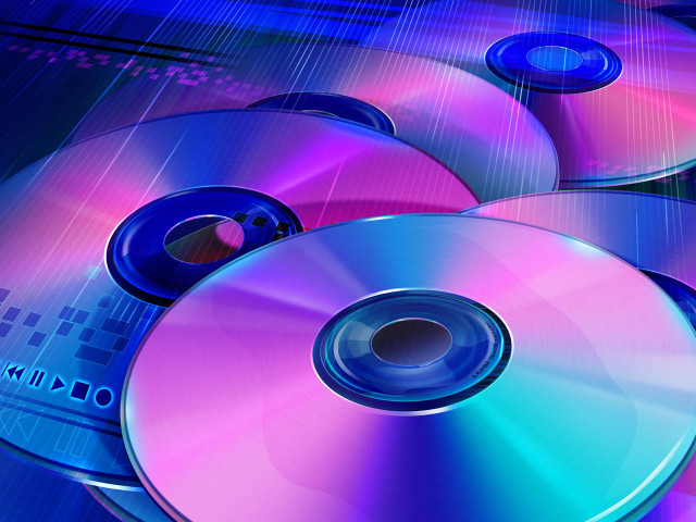 Cds stack table blue red free wallpaper for desktop - medium preview image