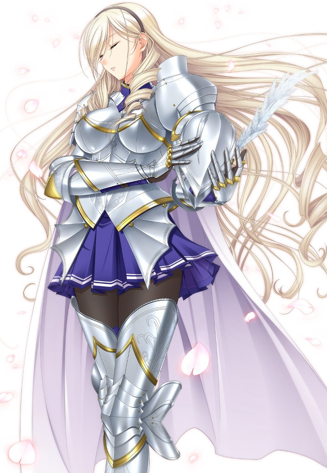 Woman costume sword cape white free wallpaper for mobile - medium preview image