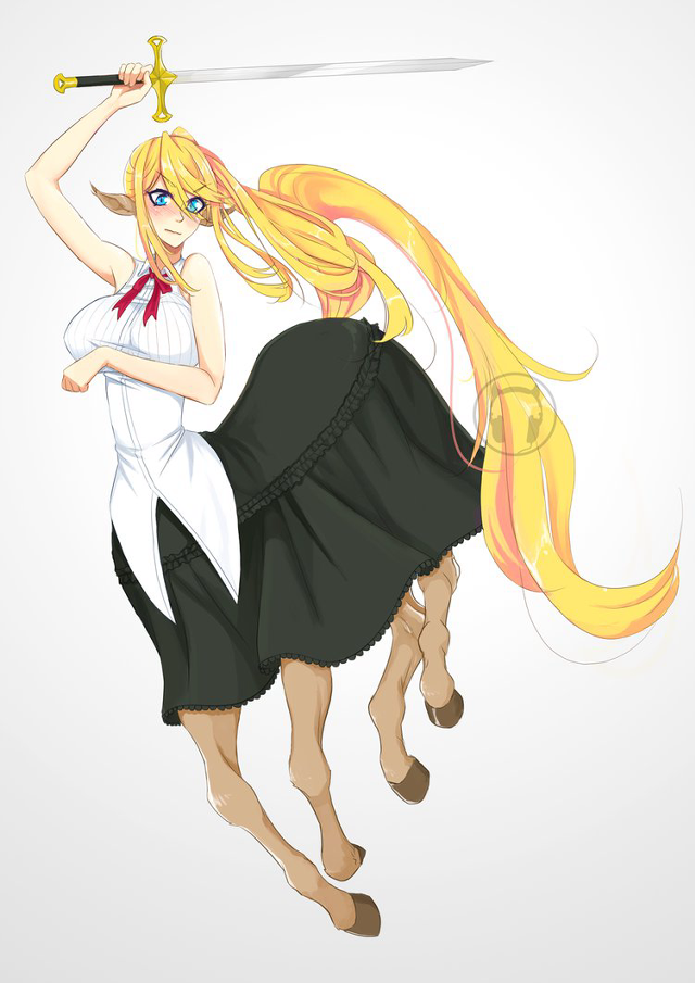 Woman sword horse skirt riding free wallpaper for mobile - medium preview image